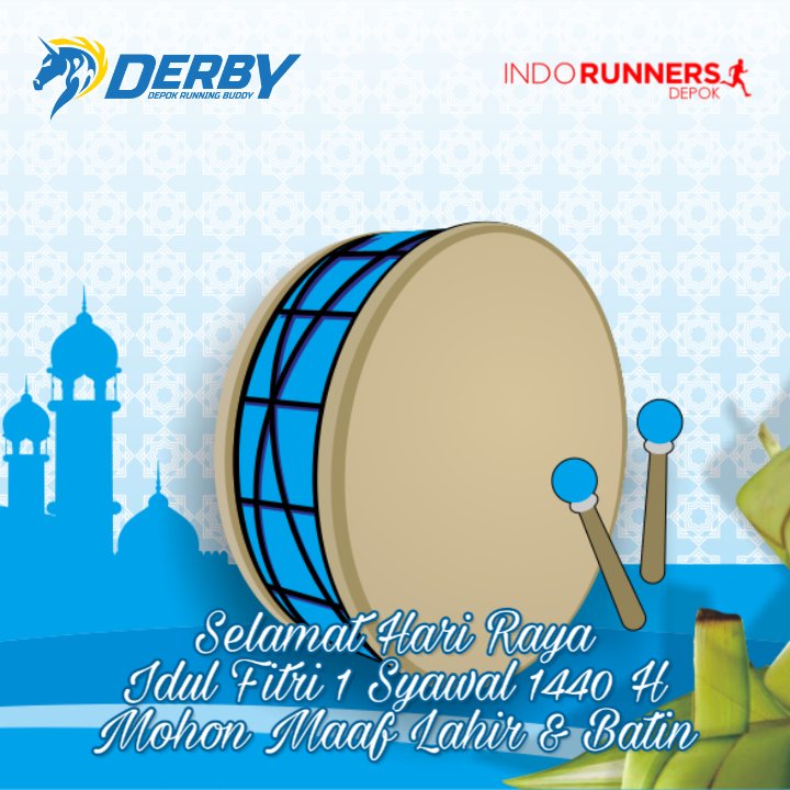 Eid Mubarak 1440 H
Mohon maaf lahir &amp; bathin
.
.
#eidmubarak
#idulfitri
#lebaran
#derbyrunners