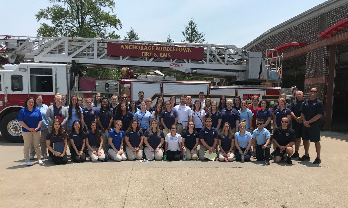spaldingasot's tweet photo. Thanks to AAA and Chief Maddux and crew at the Anchorage Middletown Fire Department for leading a CarFit training for the Blue 2020 students yesterday! https://t.co/UBC7fyAe8Q