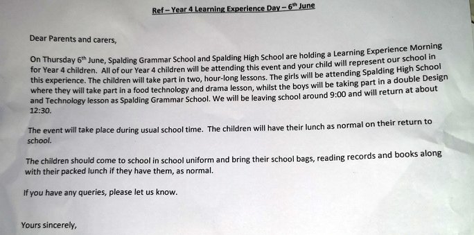 Halfpennytweets's tweet image. I think this letter, that came home with an upset 9 year old girl today. Shows that as a country/society, we have not progressed one cm in 30 years. #quarterpenny lives and breathes design &amp;amp; technology and can't understand why she has to do cooking and drama