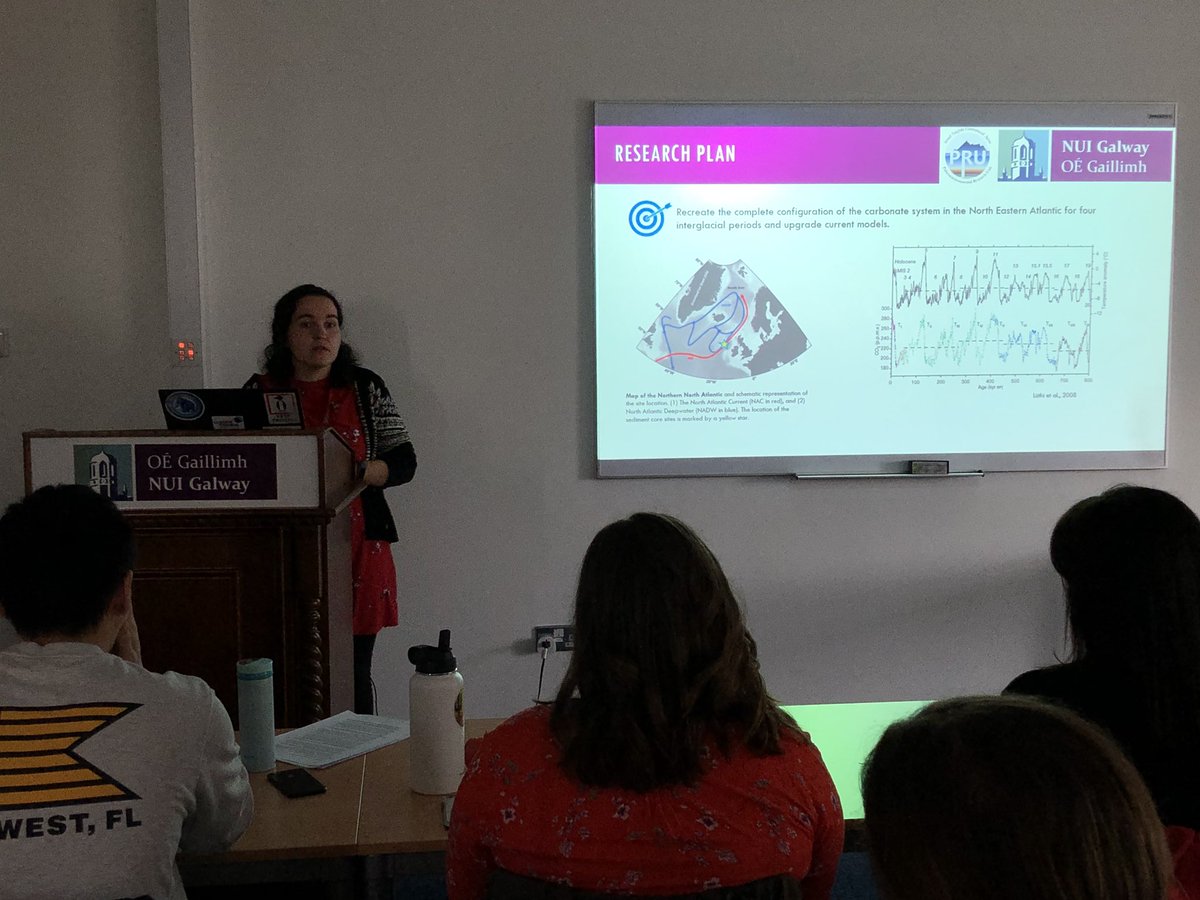 IrishAWG's tweet photo. Hey there! You should also meet our new #IAWG Vice-President, @menudolio. Marta obtained her degree in Marine Science from @univcadiz and she is currently on the first year of her #PhD at @GeogNUIG researching past oceanic biogeochemical processes to build better #climate models https://t.co/8aP4dPZbih