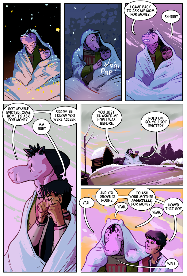 Adabear_Art's tweet photo. Monsterhead || Ch01 P21. Asking for help. #monsterhead #webcomics https://t.co/VHV8xpaW83