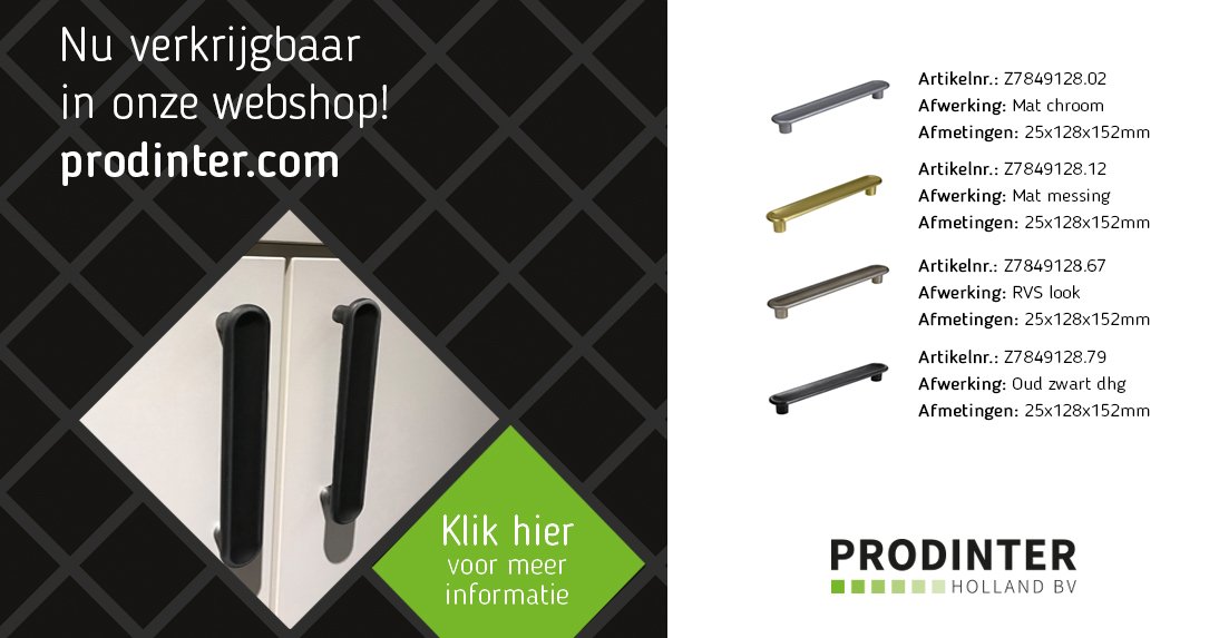 ProdInter's tweet image. De Venturi greep. Ronde vormen, moderne afwerkingen.
prodinterholland.com/search/z7849/