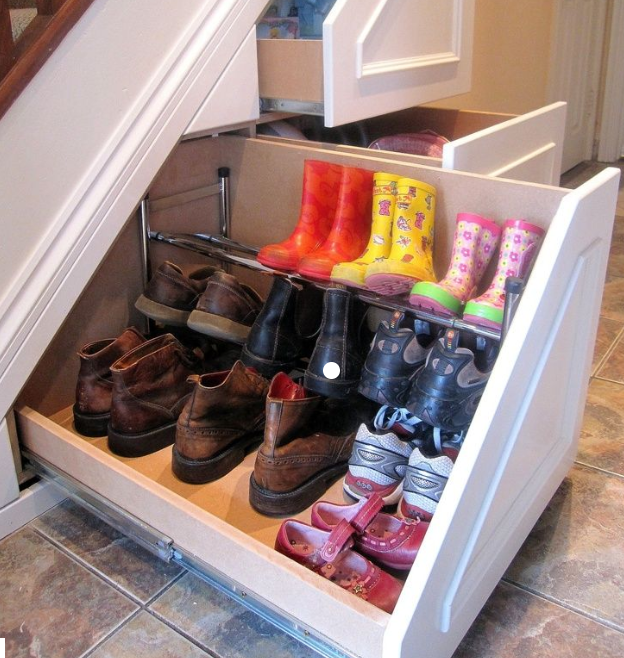 simplicity4you's tweet photo. How do you organize your shoes? This under the stair storage could make a useful place to store boots and other bulky shoes. #organizingtips #SimplicityTips #SimplicitySource #diyreal #shoestorage https://t.co/dOiWkCAtfQ