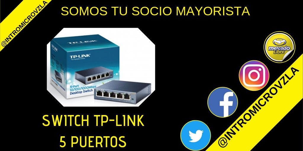IntroMicroVzla's tweet image. Swith TP-LINK Disponible

contactanos al 0212.400.96.16/0212.40096.59