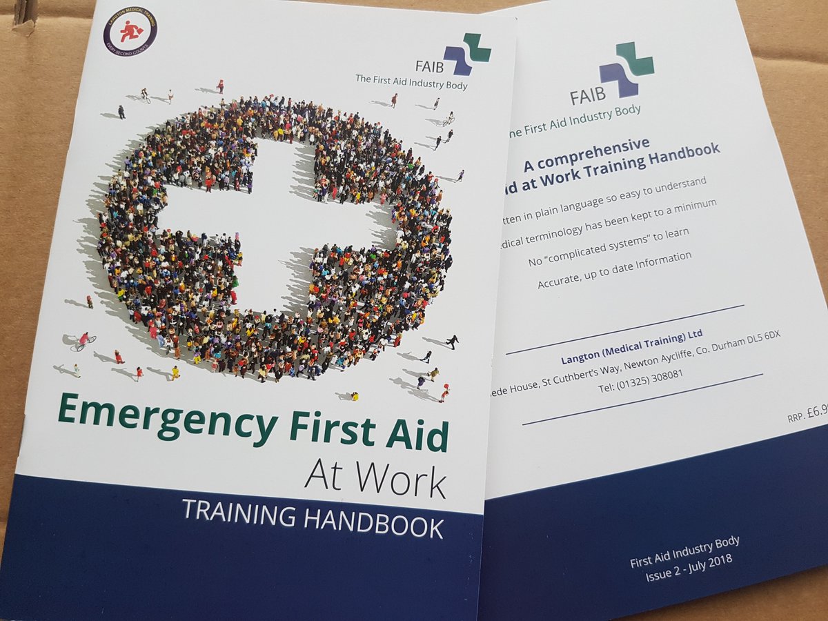 FirstAidIndBody's tweet photo. Hot of the press is another personalised batch of our best selling First Aid Training books - they are on the way to our Training Provider ready for their Students attending the upcoming Emergency First Aid at work course - see https://t.co/Ucszit0ANQ for more details and prices https://t.co/yfoA5Guhq5