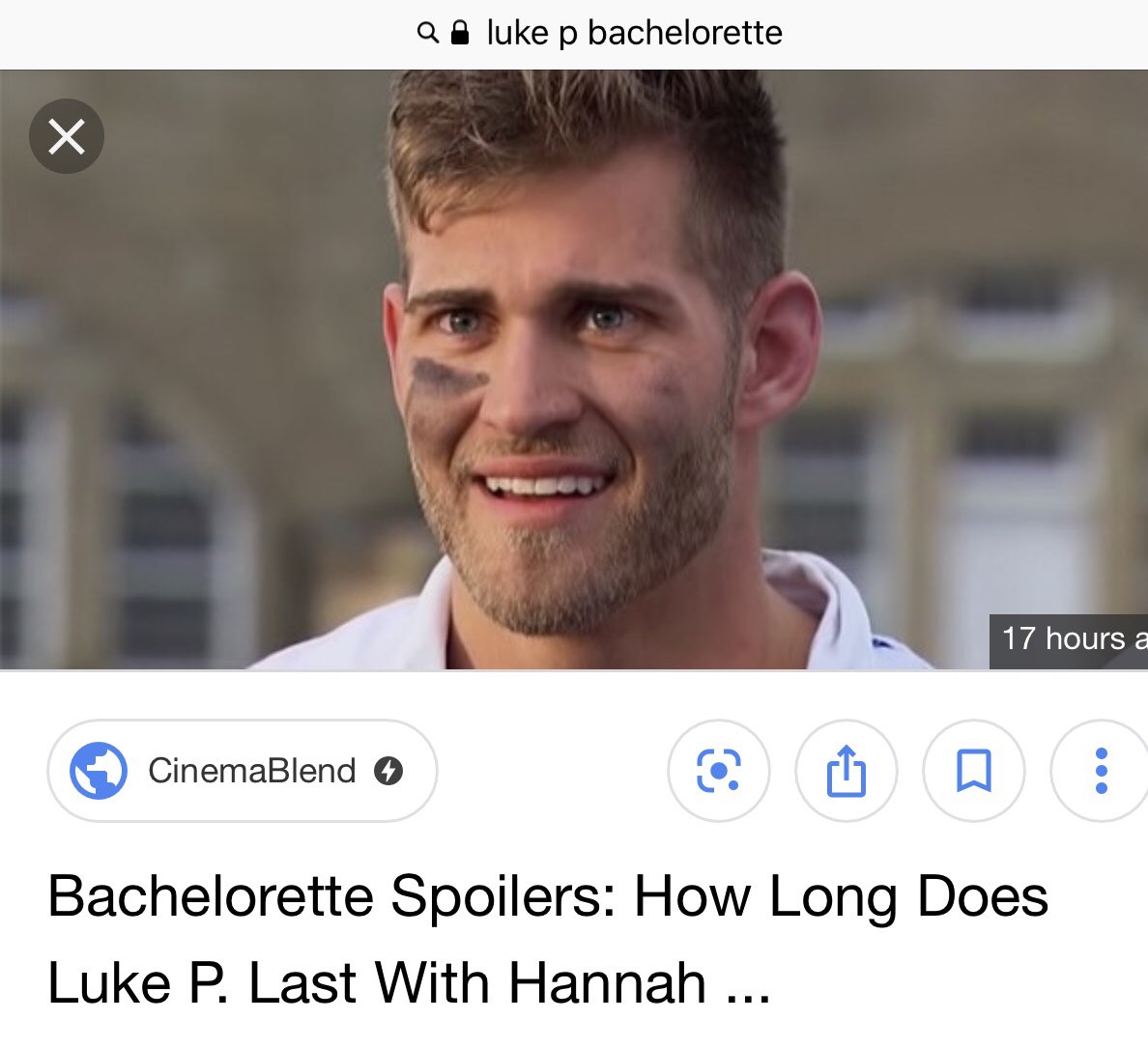 _LaurenLou's tweet photo. I am laughing as I type this but Luke P on the bachelorette looks just like Diego from Ice Age 😂😂 #TheBachelorette https://t.co/aH60sGg2gT