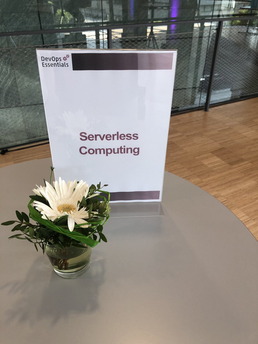 mobileLarson's tweet image. Preparing the #serverless Stammtisch at #Devopsentials19
