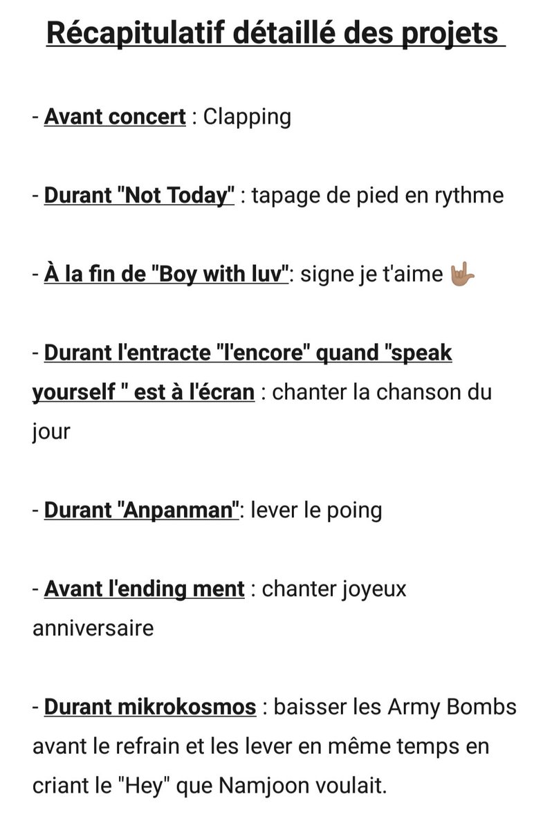 Bts Franceᴮᴱ 4 4 Here Are Details Of The Projects Organisation