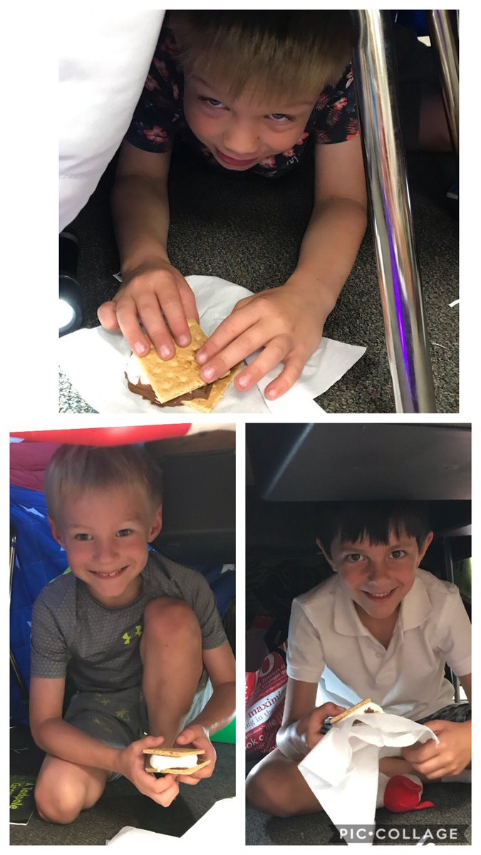 It’s a great day to be in 1st grade! Camp Read-a-Lot and microwave s’mores are a hit! Celebrating our love of reading and our last full day together as a class family! 🏕❤️ 📚 <a href="/AvenueOgden/">Ogden Avenue School</a>
