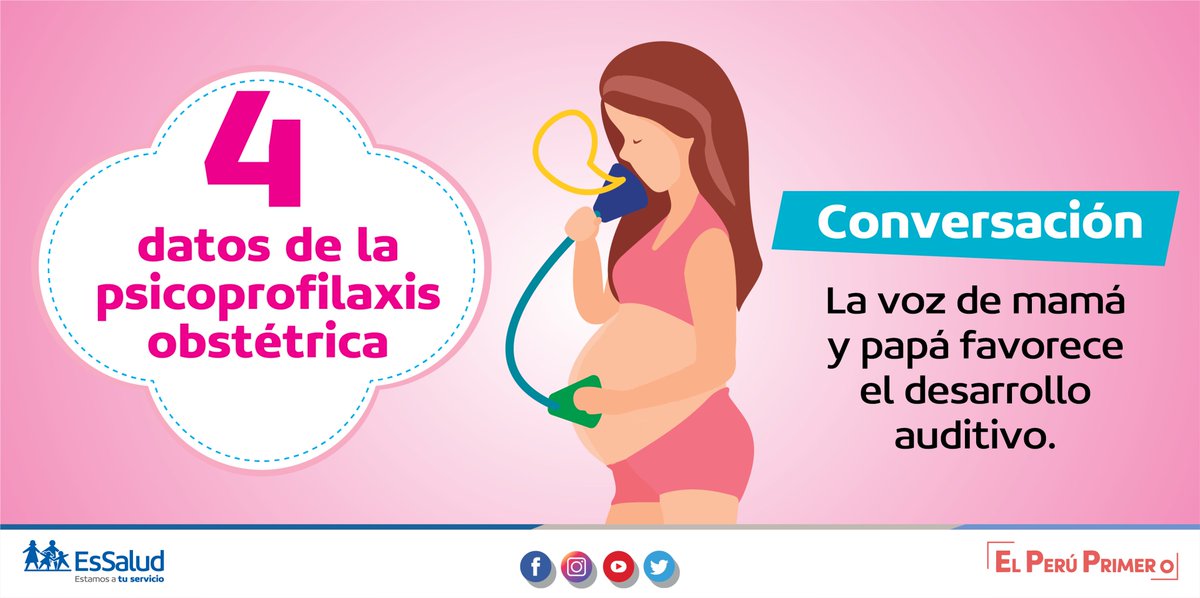 EsSaludPeru's tweet photo. #DatosEsSalud |  👶❤ La estimulación prenatal fortalece la relación entre la madre y el bebé.  ⬇ https://t.co/mb3H7nY6ZL