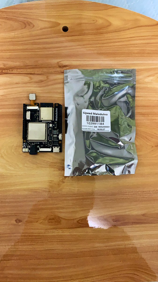 ytakeuch's tweet image. 届きましたー。 #Maixduino #RISCV #ESP32