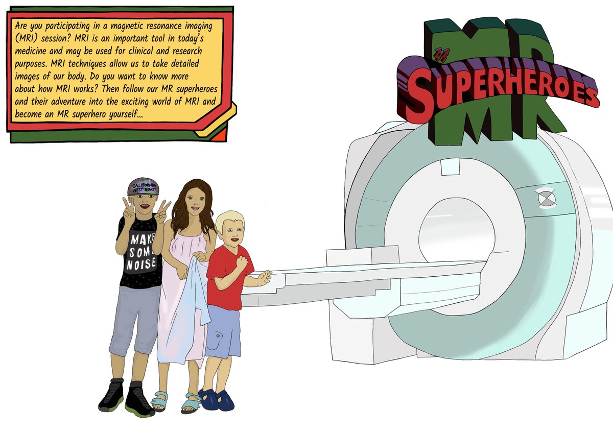 NoraMRaschle's tweet photo. ...and learn how you may become an MR superhero yourself!
#MRI #superheroes #children #neuroimaging #science for #kids #communication #thread #cartoon #scitoon #scicomm #poster #development #learning https://t.co/opsSnLtF89