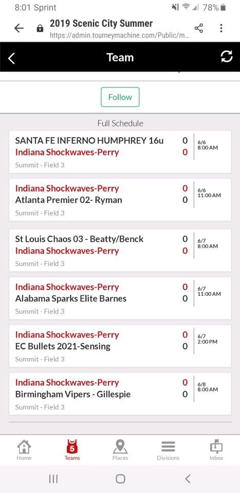 So pumped to get the <a href="/ShockwavesP/">Shockwaves-Perry</a> players back to Chattanooga for <a href="/ConnectSports_/">Connect Sports</a> Scenic City. Always one of our favorite tournaments of the year.