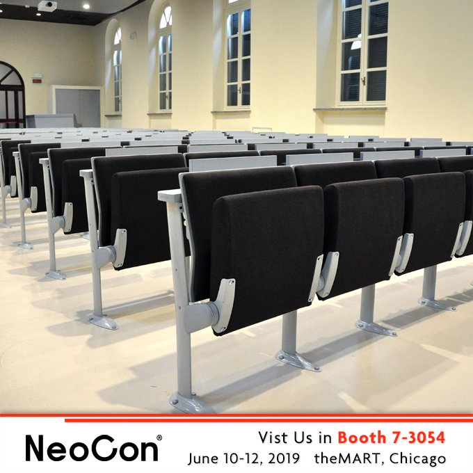 BorgoSeating's tweet photo. Omnia Evolution, Flex, and Jolly are only some of the products we will be displaying at #NeoCon2019. #NeoCon #NeoCon19 #Furniture #Design #InteriorDesign #ModernDesign #CoolDesign #OmniaEvolution #FixedSeating https://t.co/uL1161Fv3W