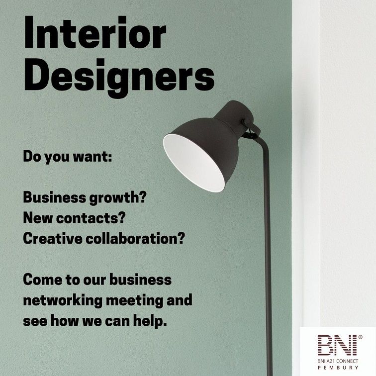 Do you know any interior designers looking to grow their business? Or make new creative contacts? Send them our way, we've got lots to offer. DM for more info #networking #localbusiness #interiordesigner
