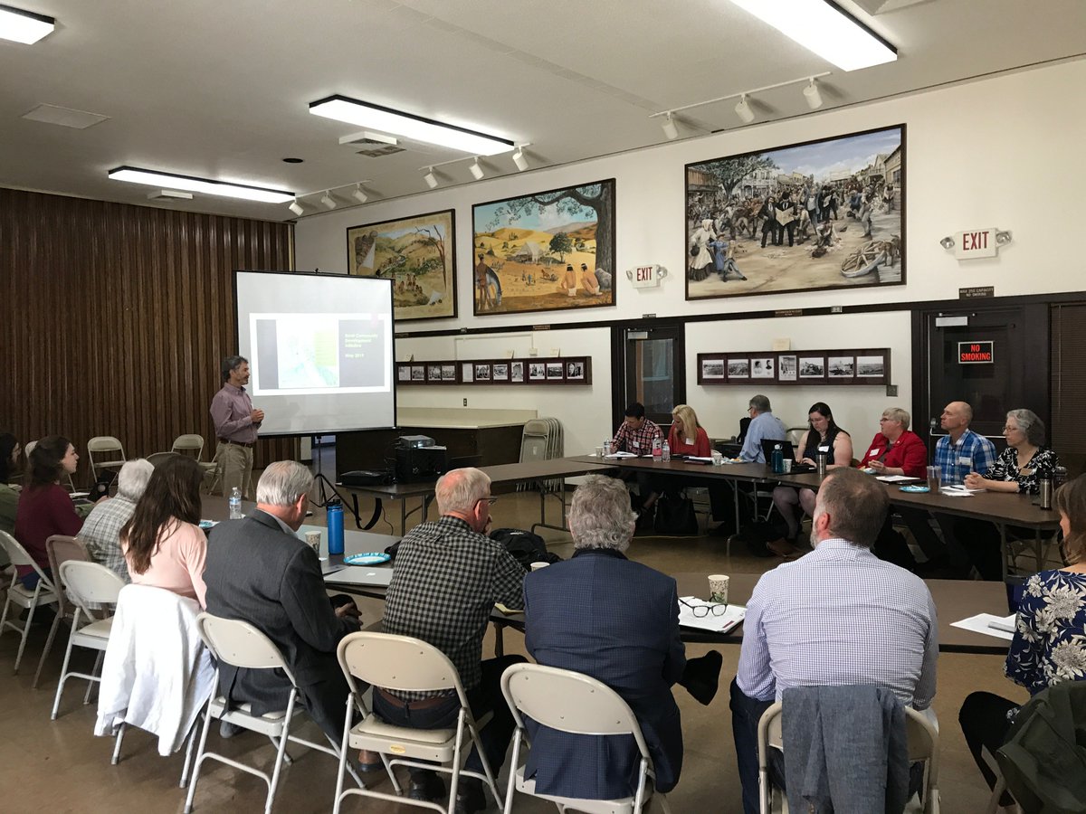 SierraInst's tweet photo. Always great to gather with rurally-based partners working on community scale biomass for the annual #RCDI gathering. This year, we hosted the workshop in Jackson, and took a field trip to the CHIPS wood products yard in Wilseyville. #woodutilization https://t.co/nysPP8bBQL