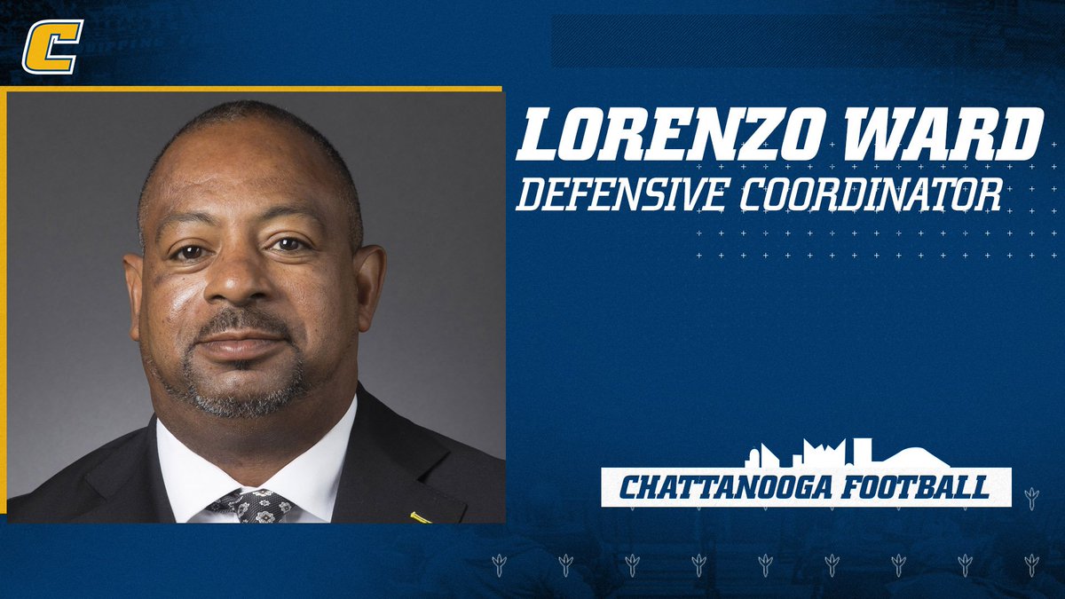 .<a href="/GoMocsFB/">Chattanooga Football</a> Head Coach Rusty Wright Names Lorenzo Ward Defensive Coordinator.

Story - bit.ly/2WlVjqh

#GoMocs | #ForTheCity