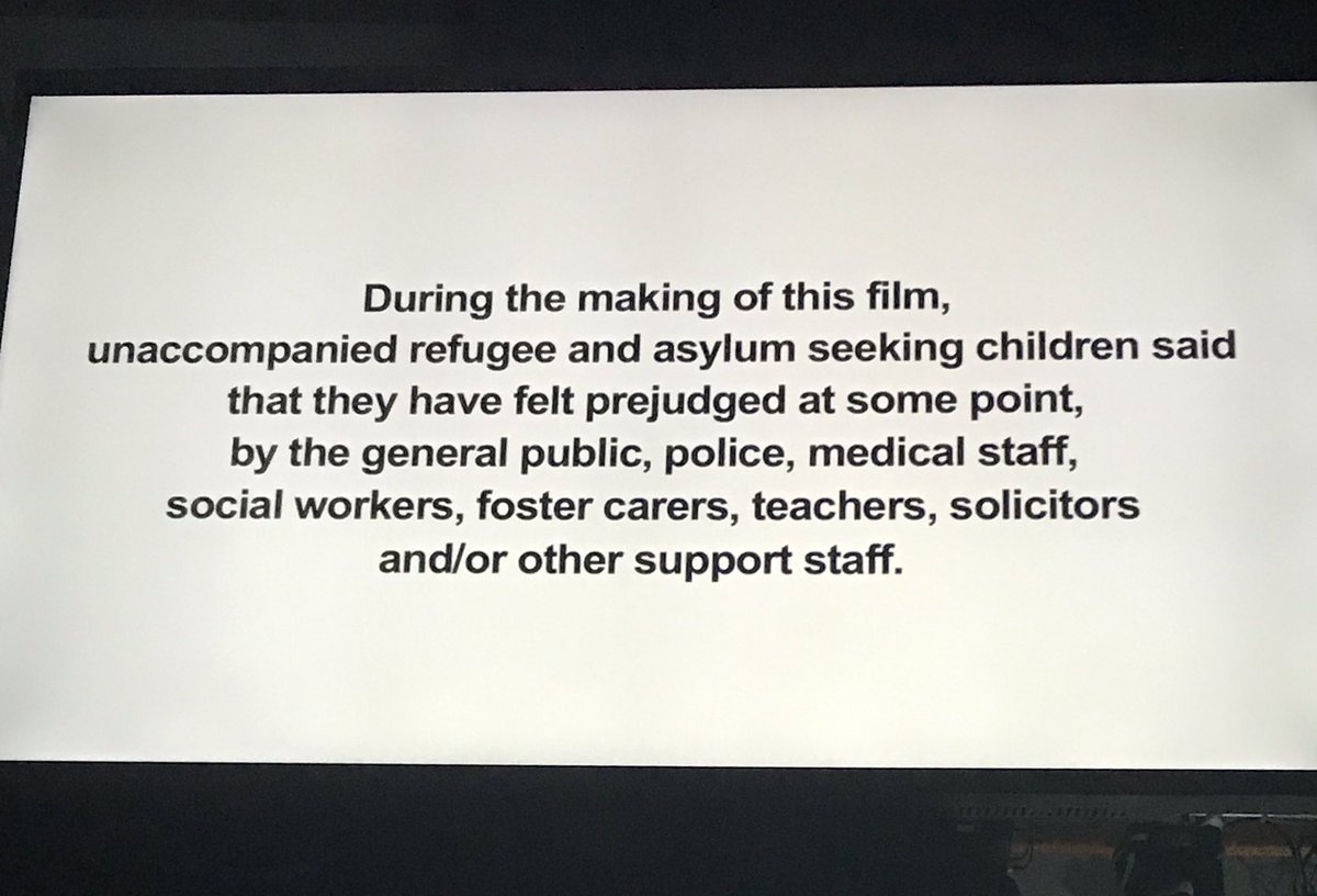 #SurvivingtoThriving conference showed us numerous films made by the young people. The realities of claiming asylum and the impact of prejudice on children and young people who have faced so much adversity. #independentguardianservice #selfaware 
@BarnardosNI 
@refugeecouncil