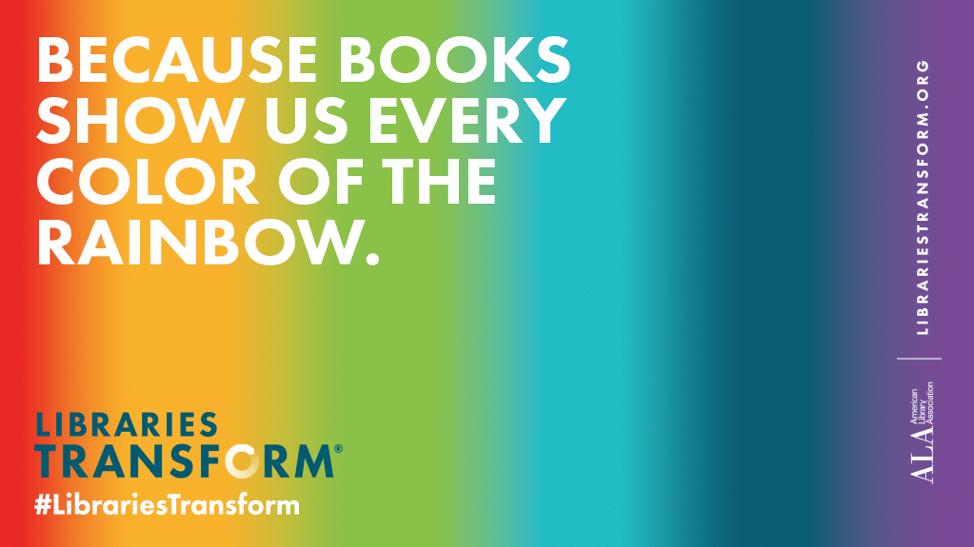 June is LGBT Book Month. According to ALA’s Office for Intellectual Freedom, LGBT content was the most cited reason for challenging library materials and services in 2017 —but librarians continue to fight for inclusive representation in their collections.  #LibrariesTransform
