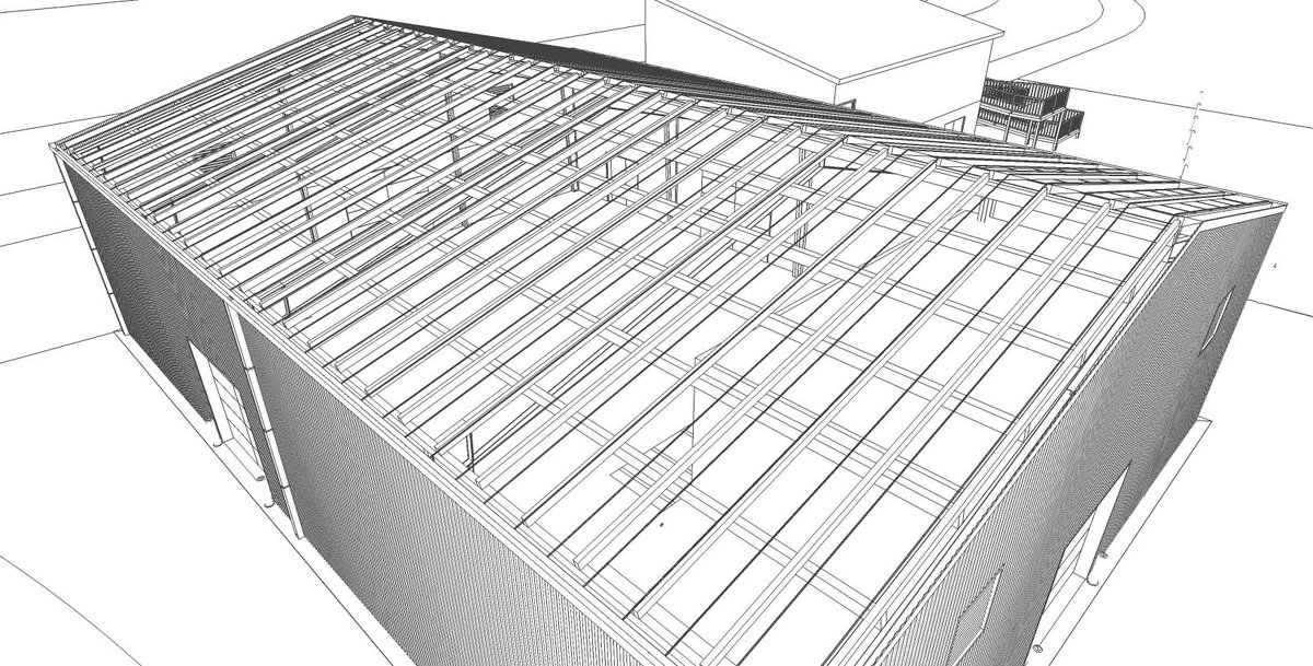 matcanestri's tweet image. Southpark batting cage 3D model for Peadon-Finein Architects. @varcoprudenbldg structural design
