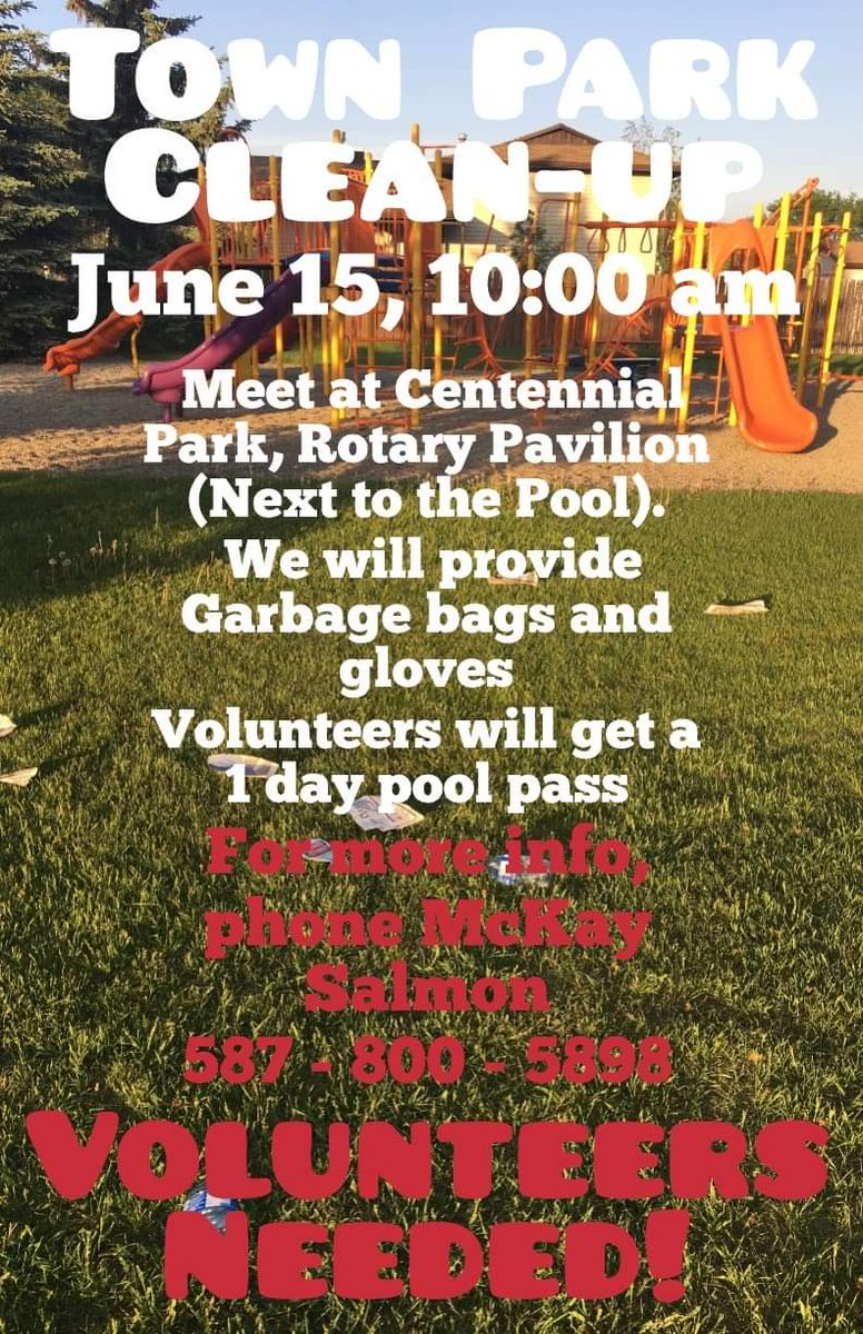 Check out this amazing opportunity for volunteers! Contact McKay Salmon - a grade 6 youth in the @TownofRaymond- to find out how YOU can help clean up the community. This is EXACTLY what the Youth DO Crew is all about #YouthLedChange #BeingtheChange