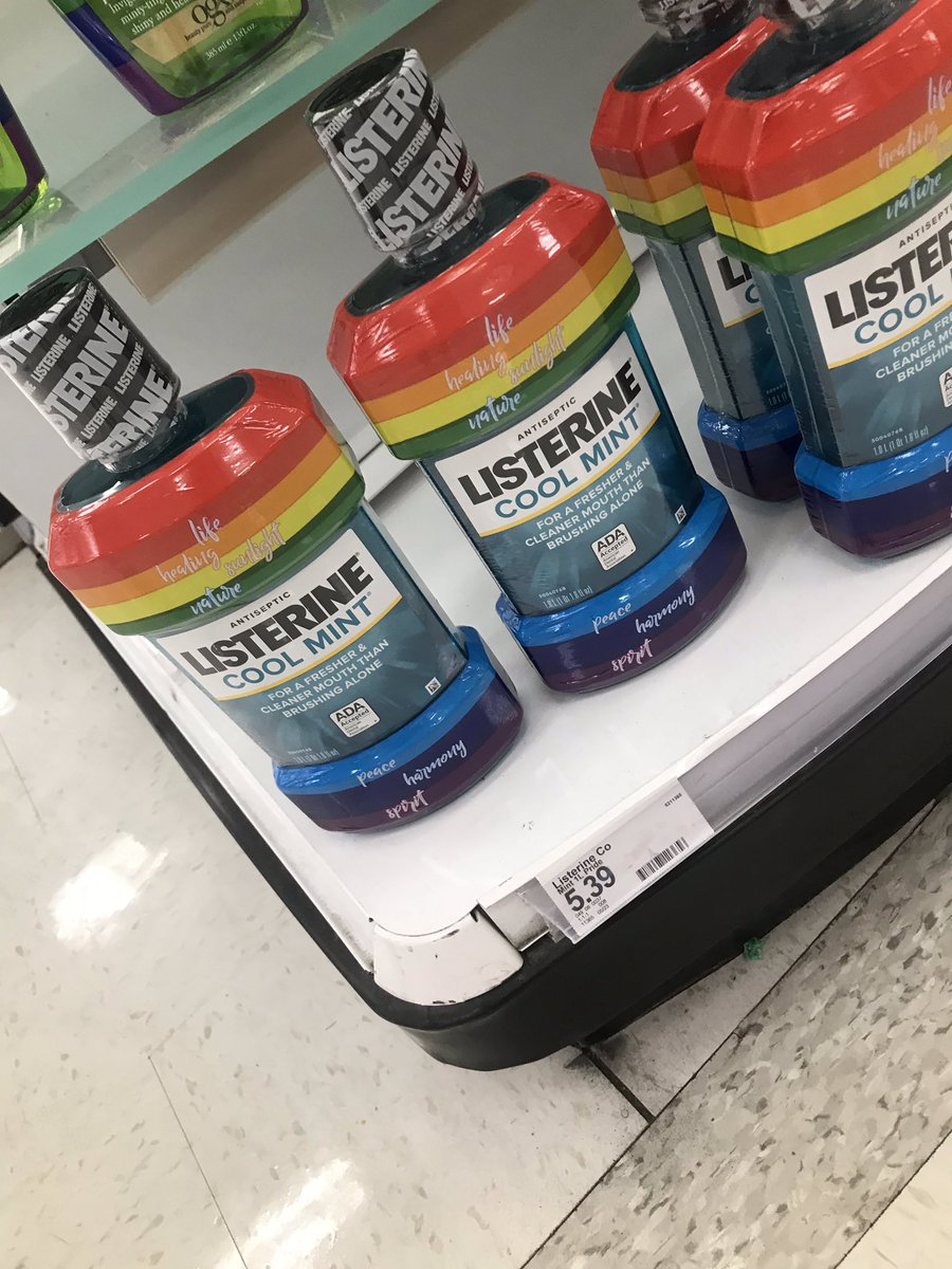 Listerine mocked for 'gay pride' rainbow bottles - Yahoo Sports