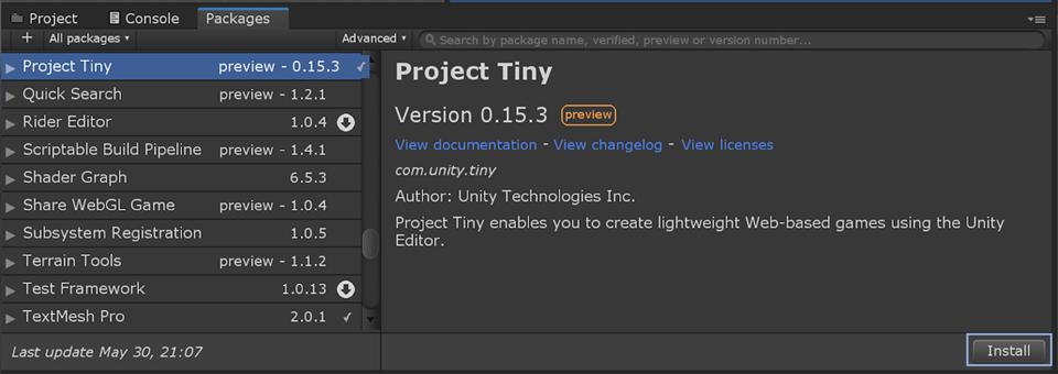 eabelard's tweet photo. The moment i've been waiting for #projectTiny #C @unity3d. The TS was cool and I learned a lot about #DOTS now i'm ready to go all in. Project Tiny C# Preview available - Unity Forum - https://t.co/6Z5zY9IVPp https://t.co/agTj8vH00k