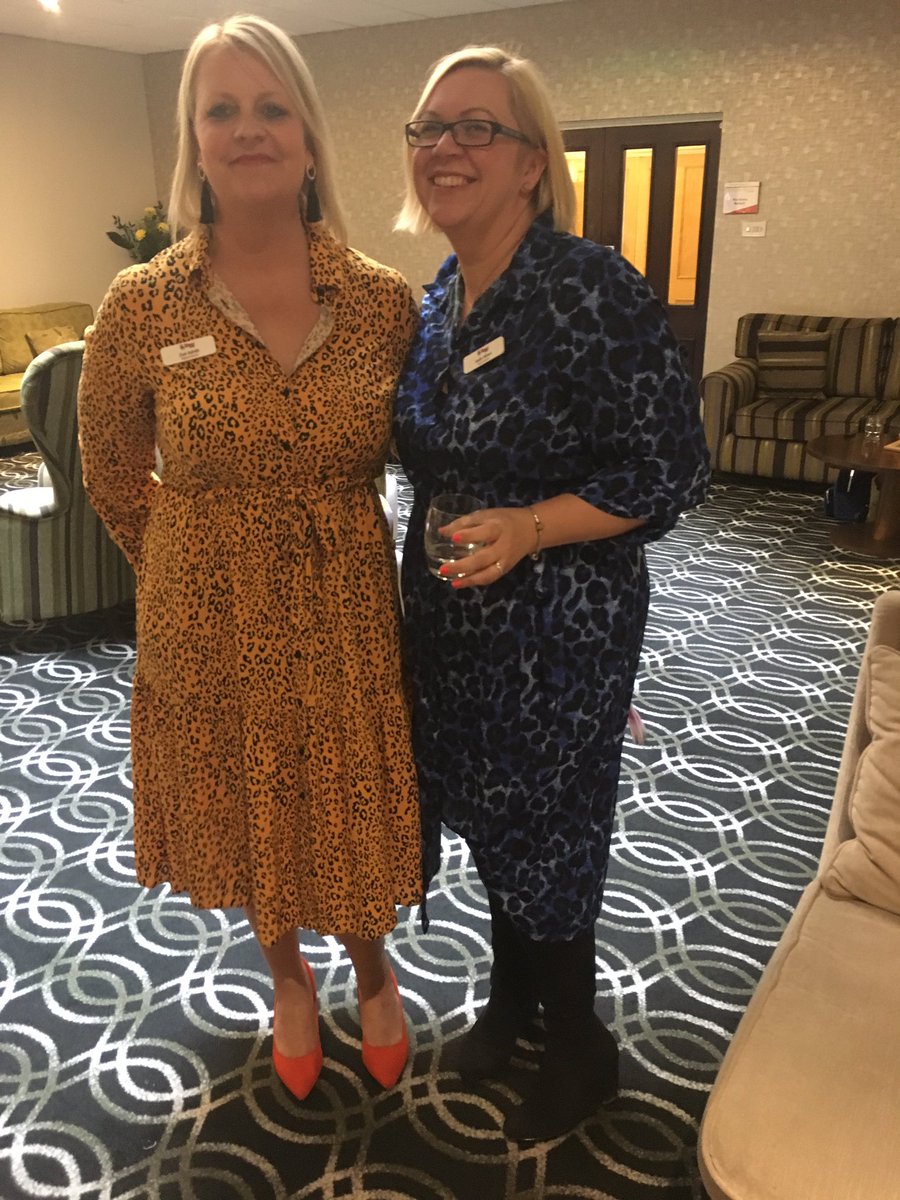 Great meeting at @AthenaWarks today😀look at these ladies sporting the animal print look @TaDahVA