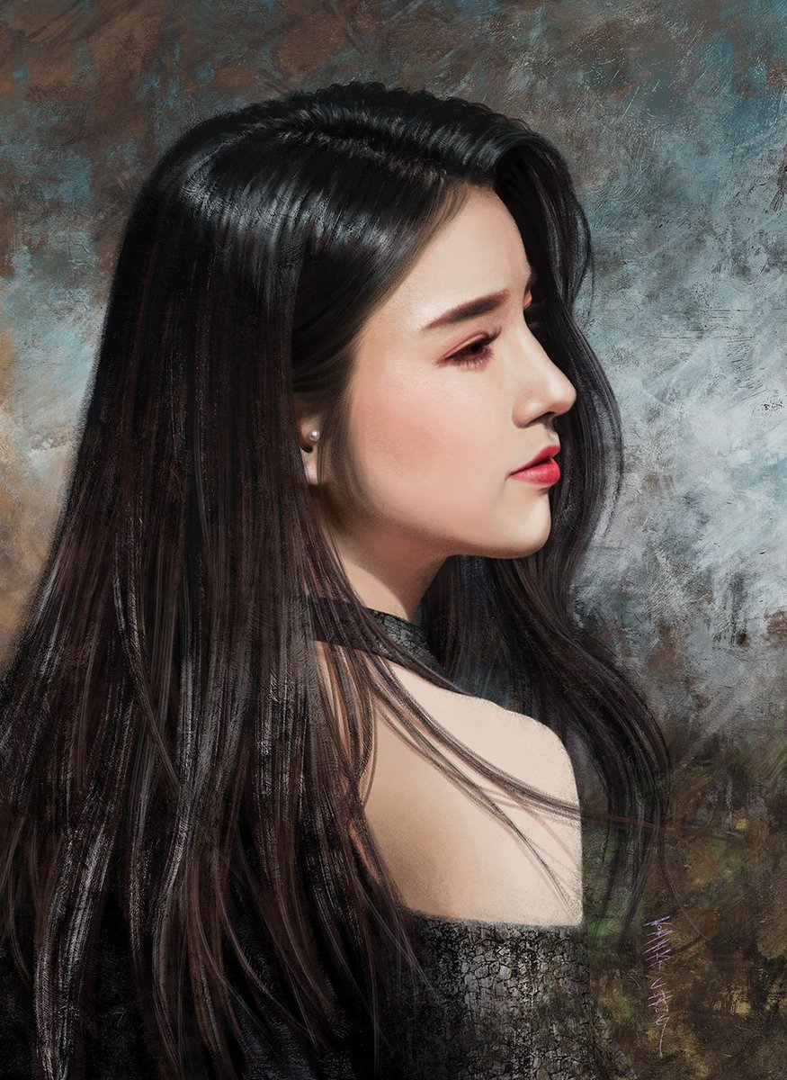 Loona Portrait Art Print #2 Heejin