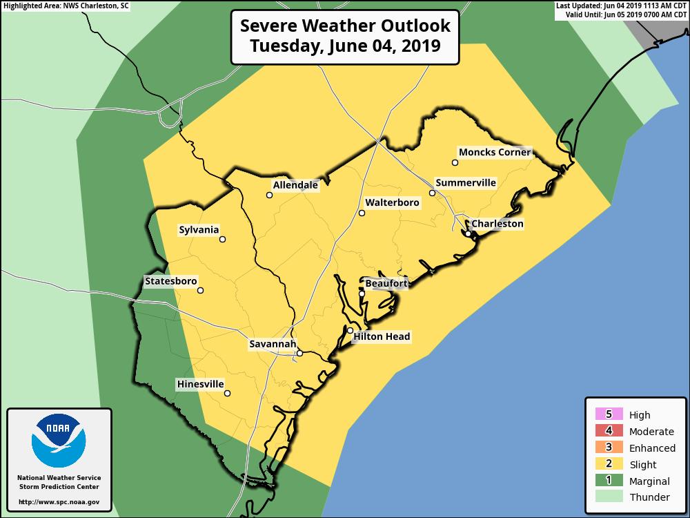 Charleston Weather on Twitter "The strongest storms this afternoon