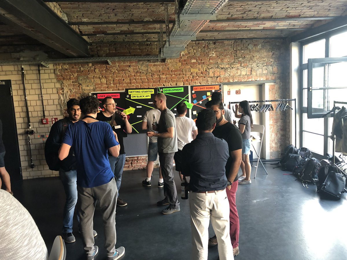 eakinsey's tweet image. Based solely off of the doggo I’d say the first Slack Platform Community is a success! #SPCBerlin #SlackPlatform #SlackConnected #SlackCommunity