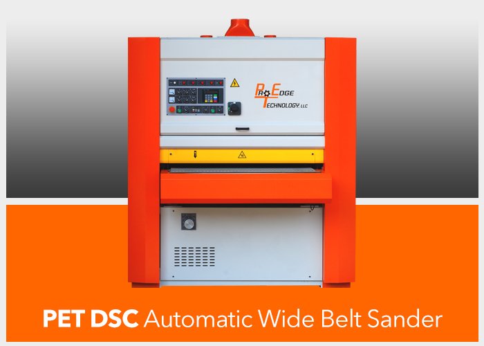 ProEdgeTech1's tweet image. Introducing the APS-DSC Double-Head Automatic Wide Belt Sander: bit.ly/2Z86qAe
The APS-DSC is Equipped with Technical Solutions Using Today's Technology and Many Options Only Found on the Larger Sanding Machines in the Marketplace.  Backed with a 2 YEAR WARRANTY!