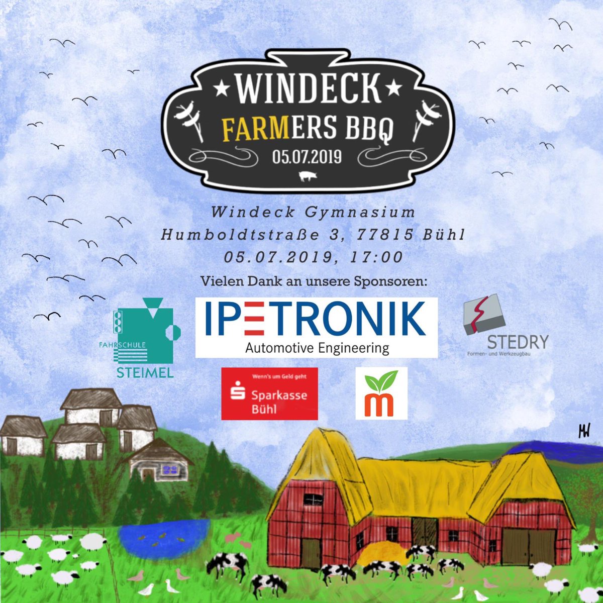 BBQ, 5.7.2019, 17 Uhr!