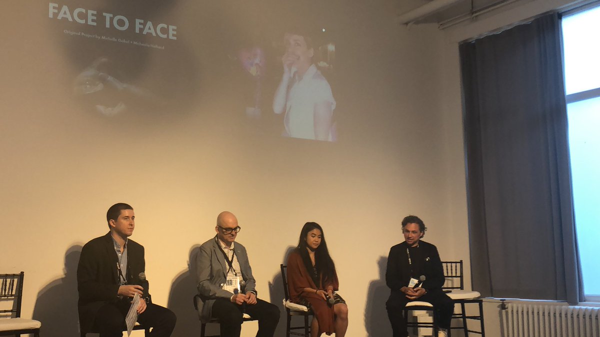 Awesome to see @Midgehollandt speaking about her incredible work driving forward the next creative frontiers. We love the impact focus and we are glad that <a href="/AdMonsters/">AdMonsters</a> is making moves to get more women on their stage. #womenpresent #opsnyc #immersivestorytelling #arvr