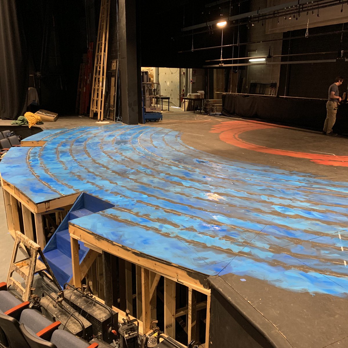 The scenic magic begins! #notyouraveragegodspell