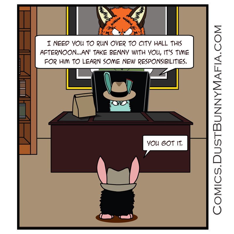 DustBunnyMafia's tweet photo. Finally found a way to incorporate the Bribe Everyone fox design into a Dust Bunny Mafia comic. #chicagoutfit #mob #omerta #mafiastyle #mobster #dustbunnymafia #bribeeveryone #johnnytorrio #alcapone #gangster #chicago https://t.co/bI2RpwDWV3