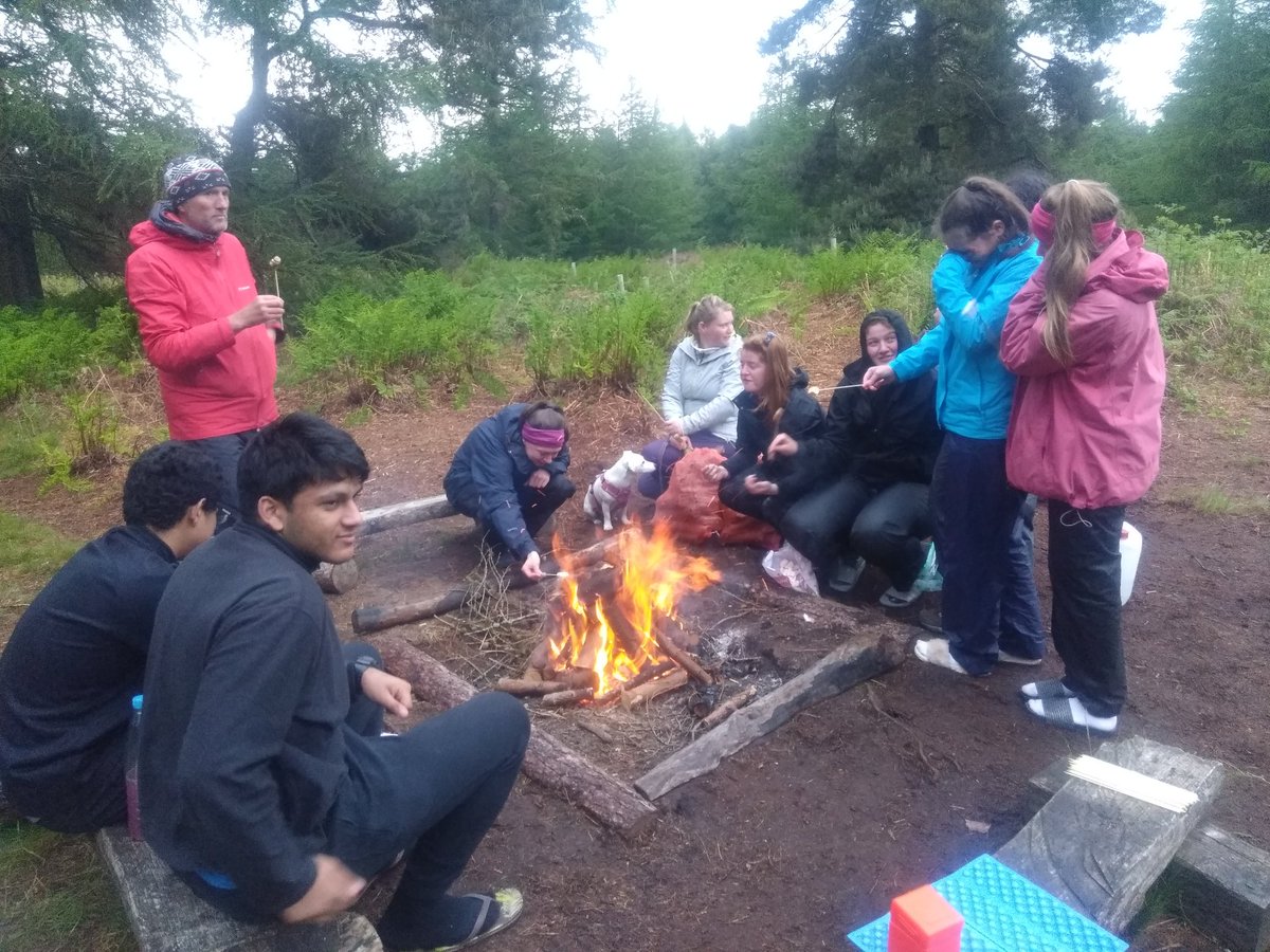 StMagsDofE's tweet photo. A great way to end the second day. Now raining so everyone's snug into their tents. Final push tomorrow!
#SilverDofE https://t.co/hRX7TgsoT5