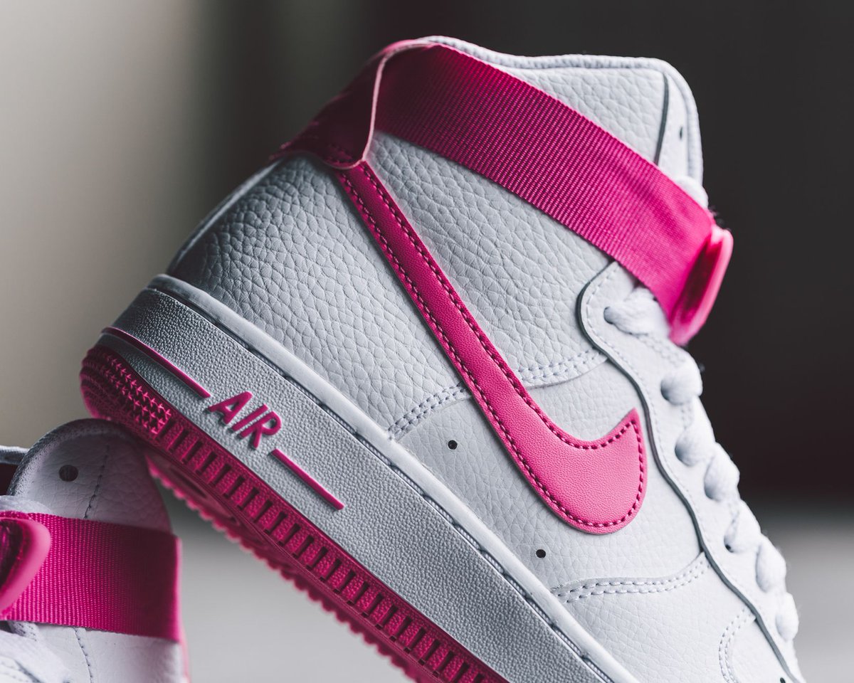 nike women's air force 1 high pink white