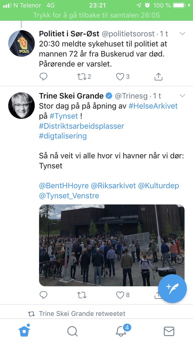 Litt uheldig rekkefølge kanskje? 😅<a href="/Trinesg/">Trine Skei Grande</a>