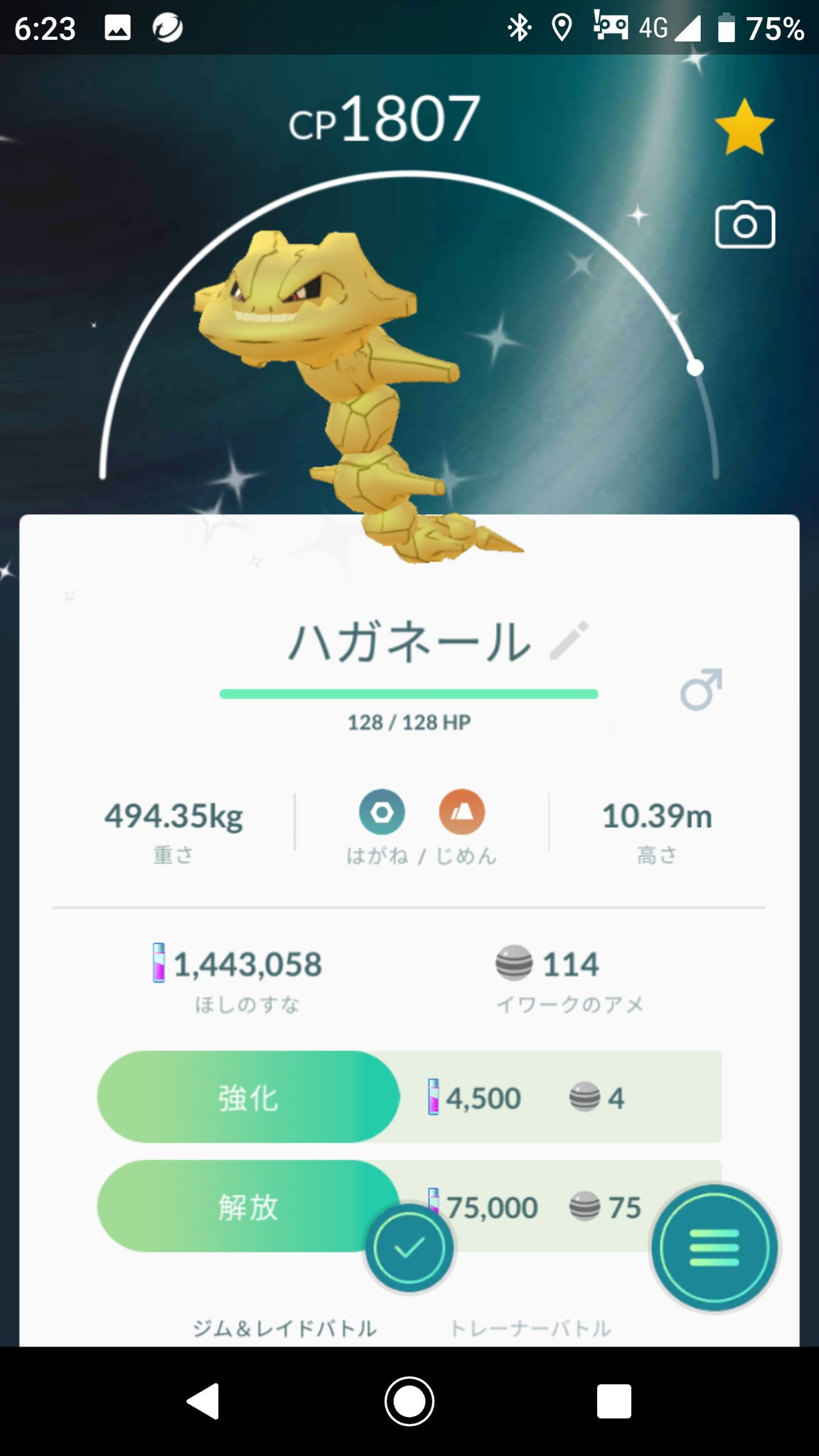 Hiromon イワークの色違い出たぁ ˊᗜˋ 早速進化させて金ピカのハガネールにしてみた N W N ポケモンgo イワーク 色違いポケモン T Co Ddzzarsiuv Twitter