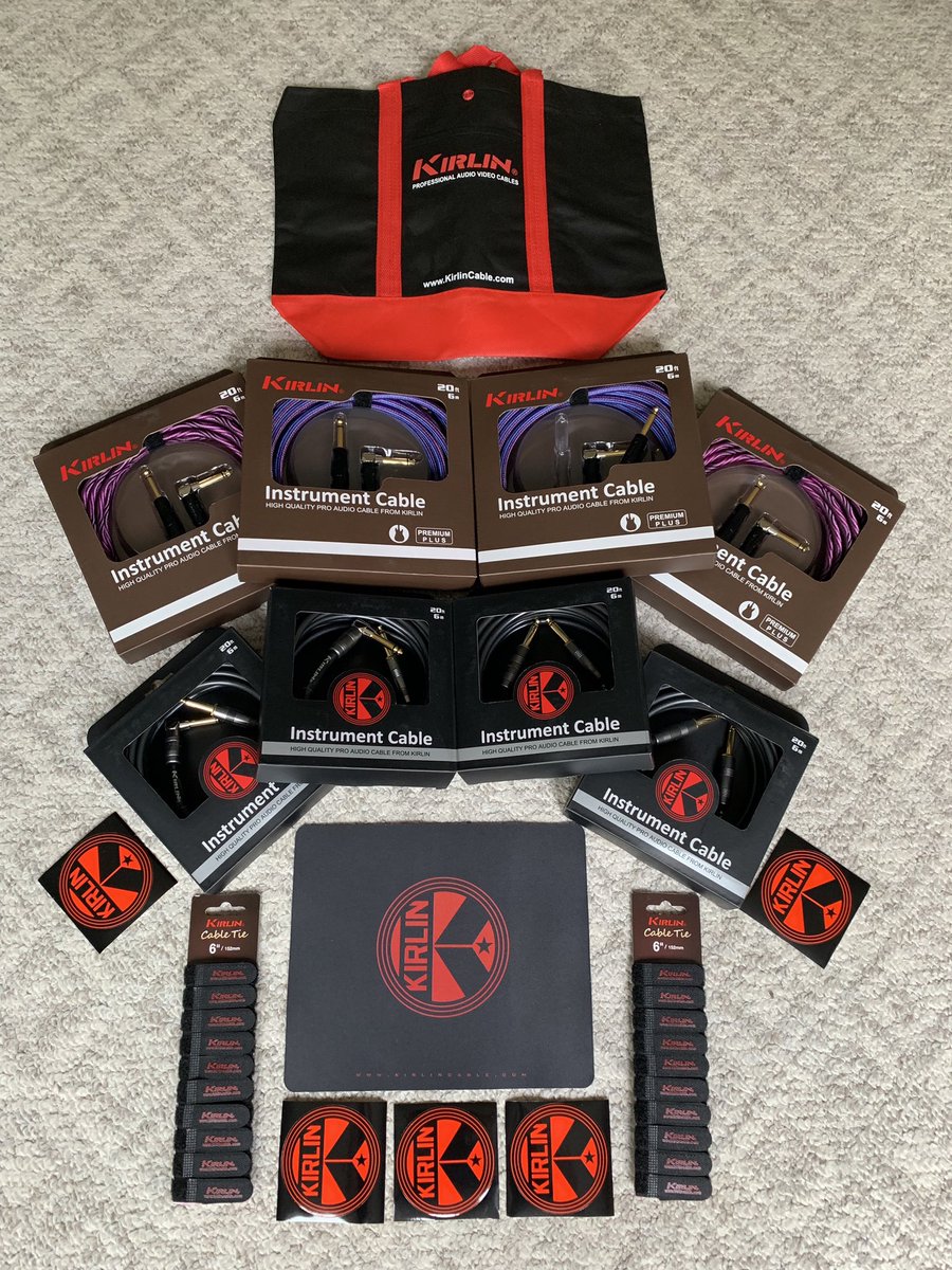 J0EYKUN's tweet image. Received an amazing care package from Kirlin Cable today‼️ These Guys rock‼️ #kirlincable #kirlinartist #guitarcable #instrumentcable #audiocables  #kirlincablerocks
