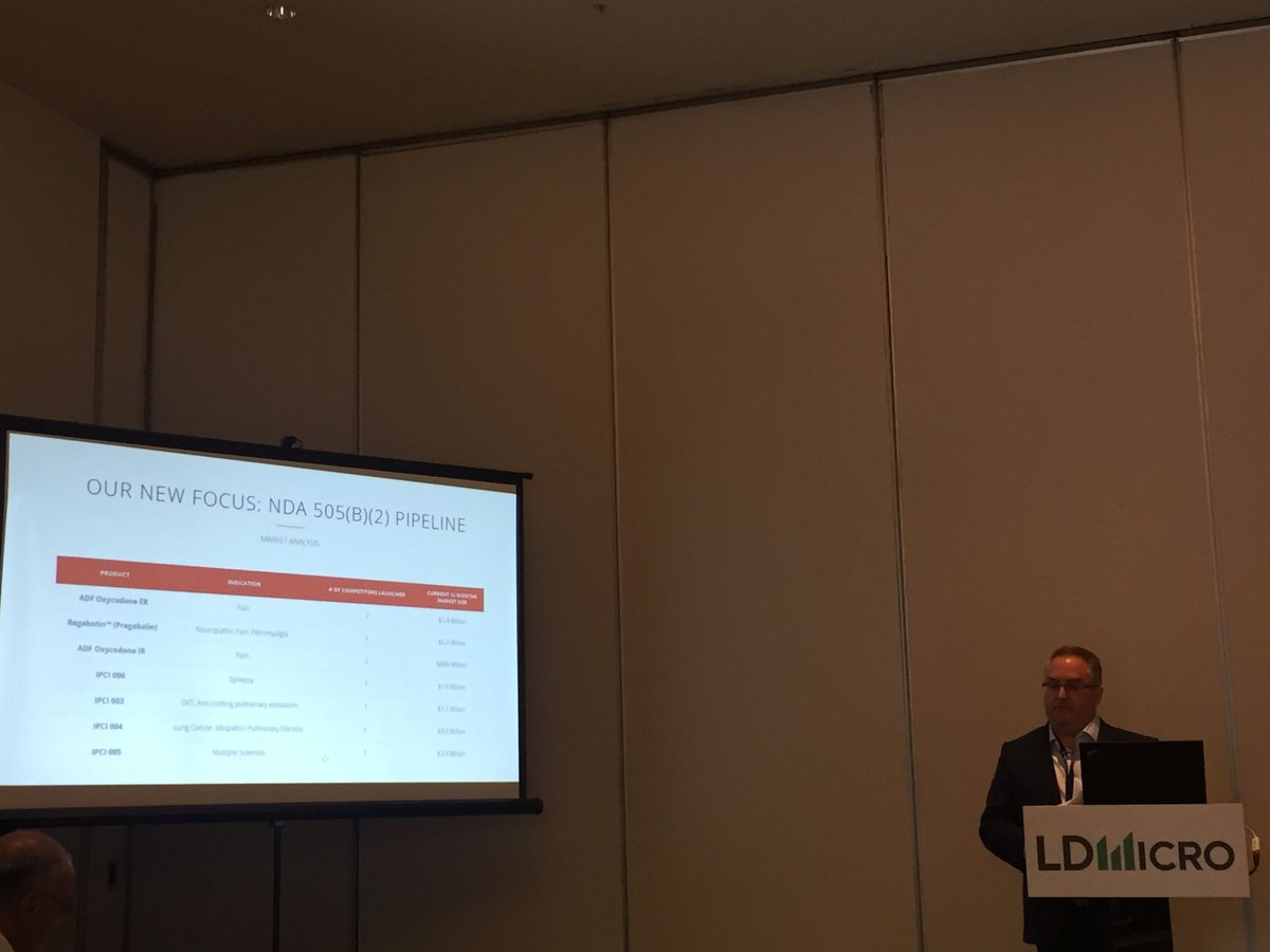 PCGAdvisory's tweet photo. $IPCI Intellipharmaceutics @IPCIPHARMA presenting live at @theLDMicro #LDMICRO https://t.co/z7JcdtGBde