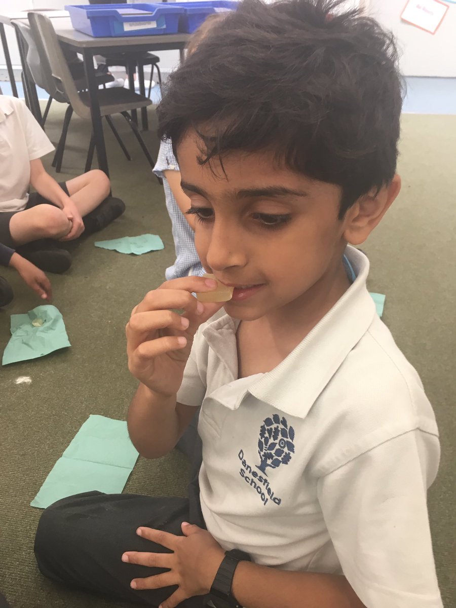 DanesfieldY2's tweet photo. 2C got to try Turkish delight today, just like Edmund did when he was bewitched by the White Witch in Narnia. 🧙‍♀️🦁❄️ #classbook #learningthrougheating 🍬 https://t.co/LAiBFw0woE