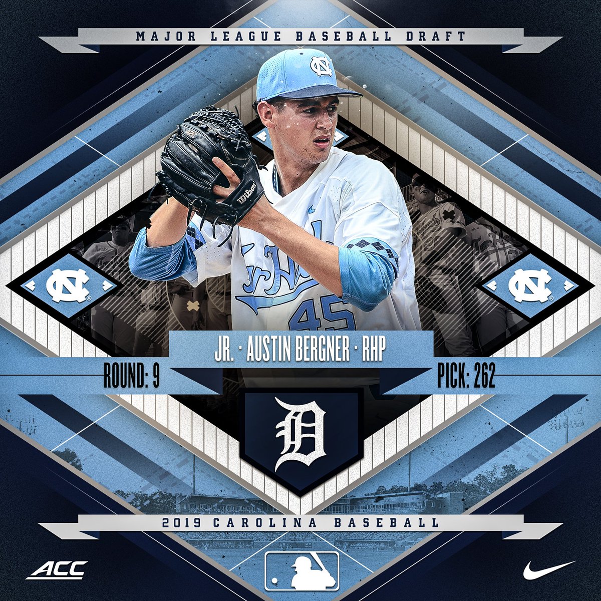 DiamondHeels's tweet photo. Hey @tigers, you got a real one. 

Congrats, @stone_Abergner!

#ProHeels #GDTBATH https://t.co/5ID27ILZty