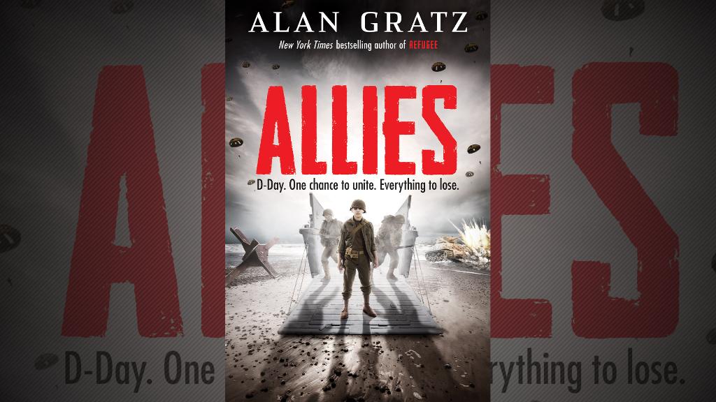 Scholastic's tweet photo. Start reading from the upcoming novel Allies by @AlanGratz ahead of the 75th anniversary of the D-Day invasion. Get a preview here: https://t.co/UvxfNVycFD https://t.co/wcgIbMSq4f