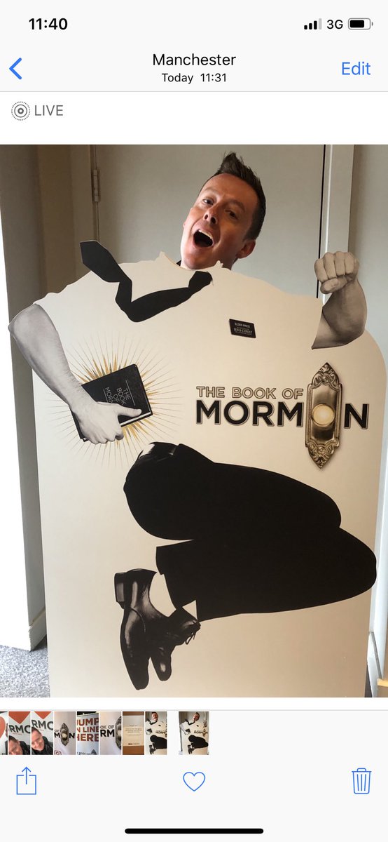 NickFrank2010's tweet photo. @ChloeMcMackin @bookofmormonuk Can’t wait ! https://t.co/D7JnkzLzl0