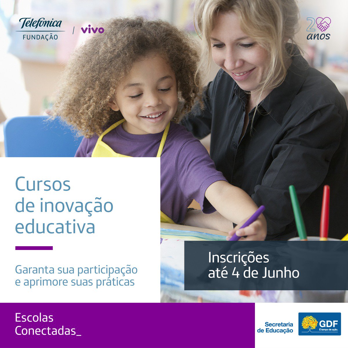 SinovaEducaDF's tweet photo. Iniciativas inovadoras inspiram grandes mudanças na educação!
Já são quase 500 cursistas e as inscrições se encerram às 23h59 de hj, 4/6. 
Se anime! 
https://t.co/BRh0fEjSAd https://t.co/IbRyTOmsaZ