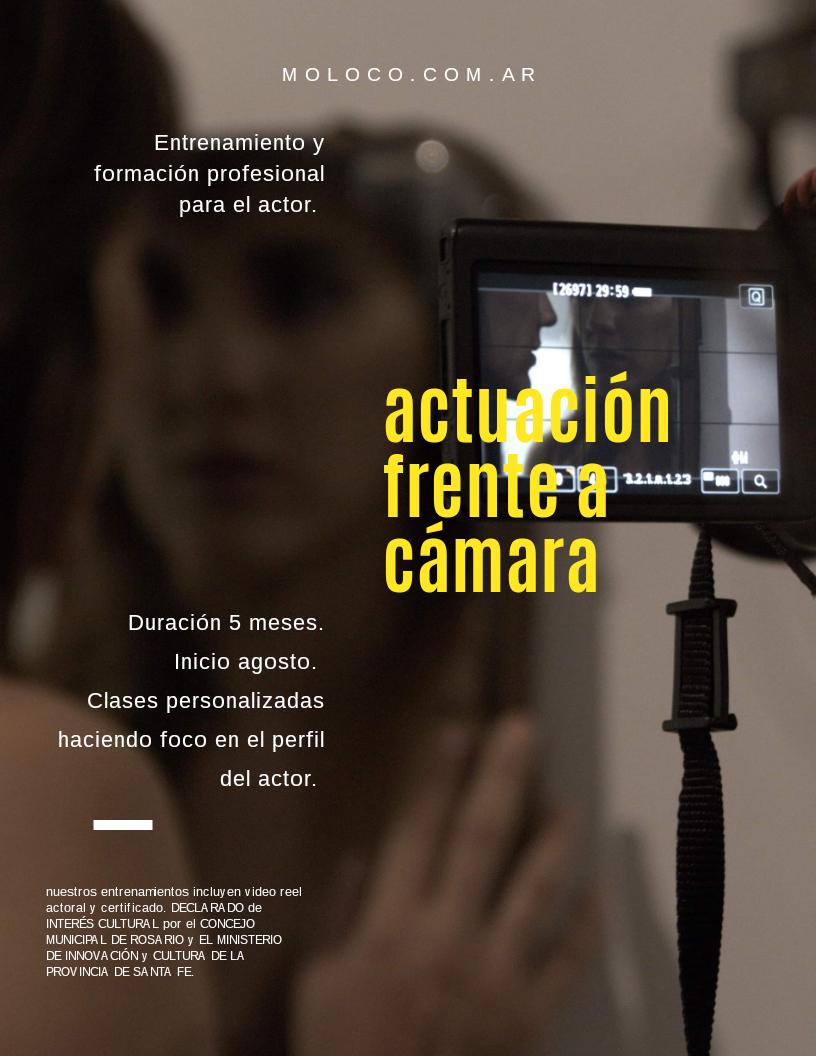hellomoloco's tweet photo. INSCRIPCIÓN ABIERTA
ACTUACIÓN FRENTE A CÁMARA 🎬  
Jóvenes y adultos con o sin experiencia 
Inicio AGOSTO  #Rosario 
▪ Inscripciones con cita previa 👈 
▪ Cupos limitados 👈 https://t.co/hGRWeKF8nH