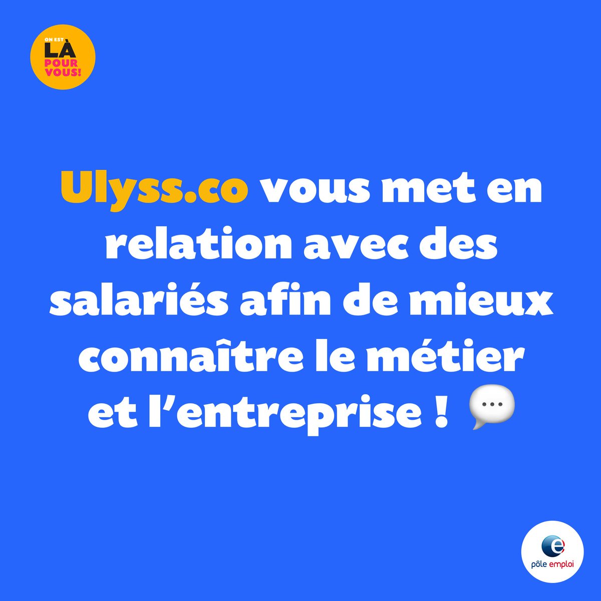 [Mode d'emploi] Vous hésitez à accepter l'offre d'une entreprise sans connaître sa culture, son organisation et son ambiance de travail ? 👯‍♀️ Rendez-vous sur Ulyss.co pour échanger avec des salariés qui pourront aussi faire office de mentor à votre arrivée ! 😉