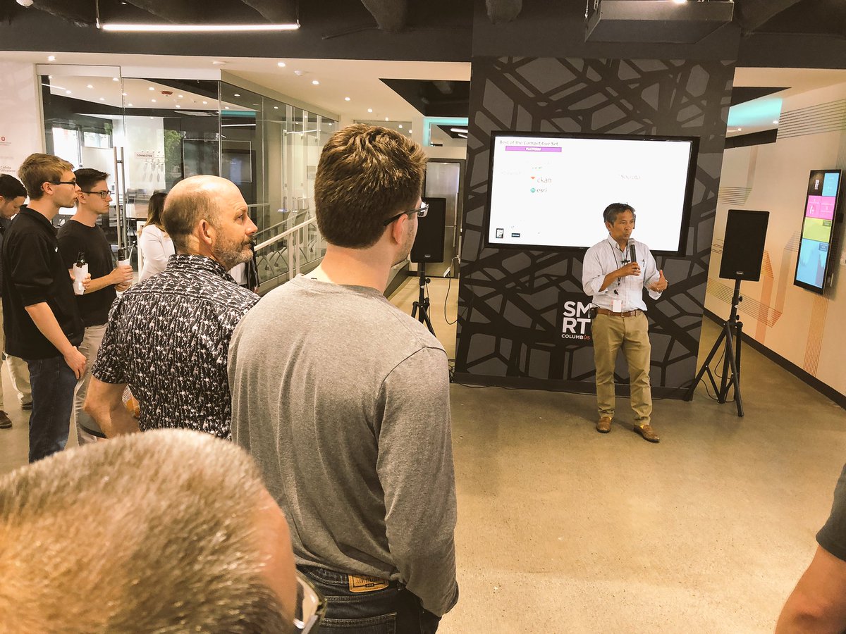 SavvyCxO's tweet photo. .@SmartCbus is “Creating a platform around changing the world” says @bblanquera. Excited to be #partofthestart! #columbusway https://t.co/vTioWPckNl